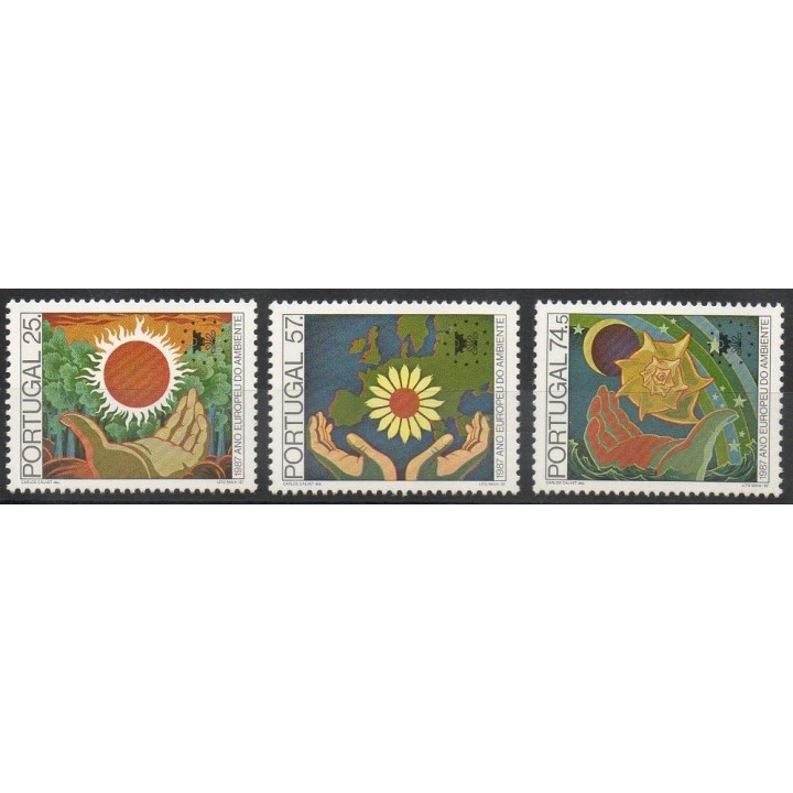 Timbres - Thème Europe - Portugal - 1987- No 1694/1696