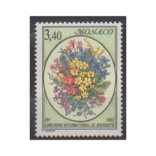 Monaco - 1992 - Nb 1815 - Flowers
