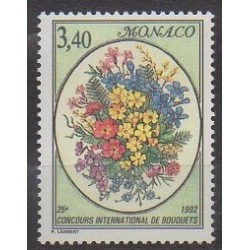 Monaco - 1992 - Nb 1815 - Flowers