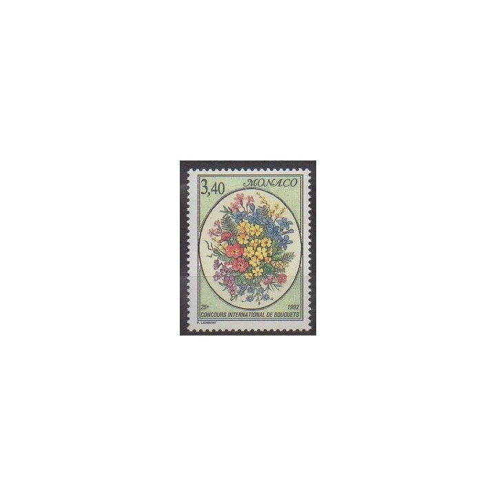 Monaco - 1992 - No 1815 - Fleurs