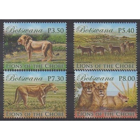 Botswana - 2014 - Nb 1115/1118 - Mamals