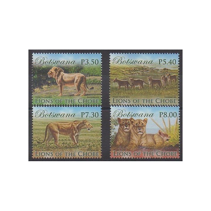 Botswana - 2014 - No 1115/1118 - Mammifères