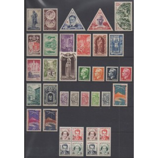 Monaco - Complete year - 1951 - Nb 351/382B