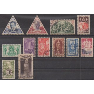 Monaco - 1951 - Nb 353/364 - Religion - Used - Used