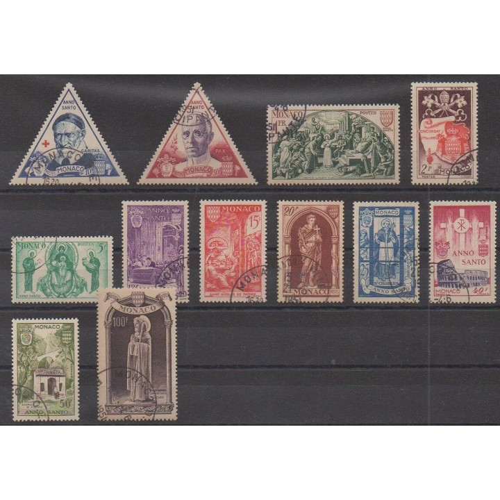 Monaco - 1951 - Nb 353/364 - Religion - Used - Used
