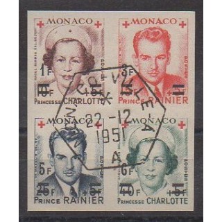 Monaco - 1951 - Nb 379B/382B - Health - Used - Used