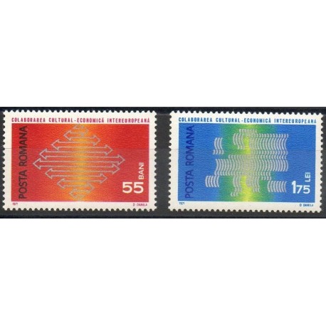 Roumanie - 1971- No 2602/2603 - Europe