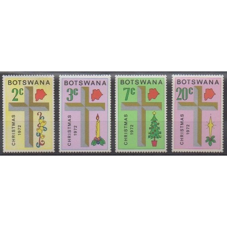 Botswana - 1972 - Nb 244/247 - Christmas