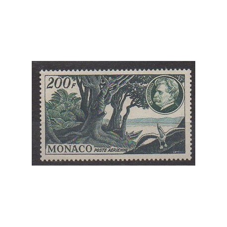 Monaco - Poste aérienne - 1955 - No PA59 - Santé ou Croix-Rouge