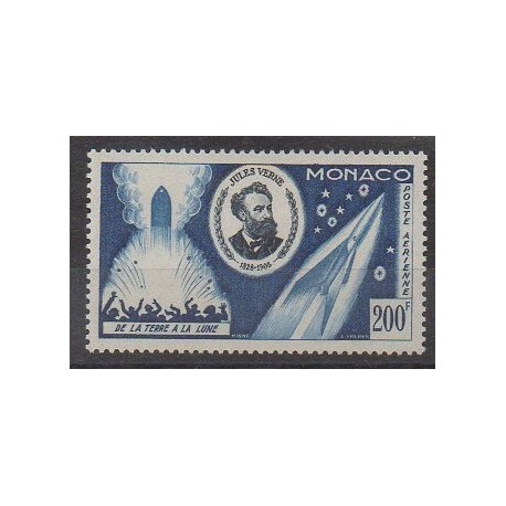 Monaco - Poste aérienne - 1955 - No PA60 - Littérature