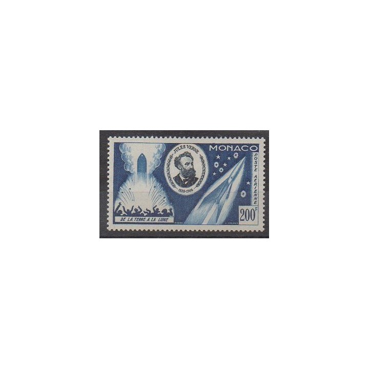 Monaco - Poste aérienne - 1955 - No PA60 - Littérature