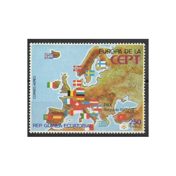 Timbres - Thème Europe - Guinée équatoriale - 1978- No PA 105
