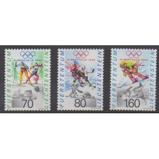Lienchtentein - 1991 - Nb 971/973 - Winter Olympics