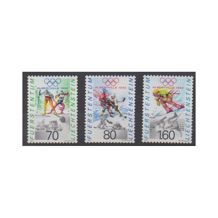 Lienchtentein - 1991 - Nb 971/973 - Winter Olympics