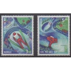 Norvège - 1997 - No 1199/1200 - Sports divers