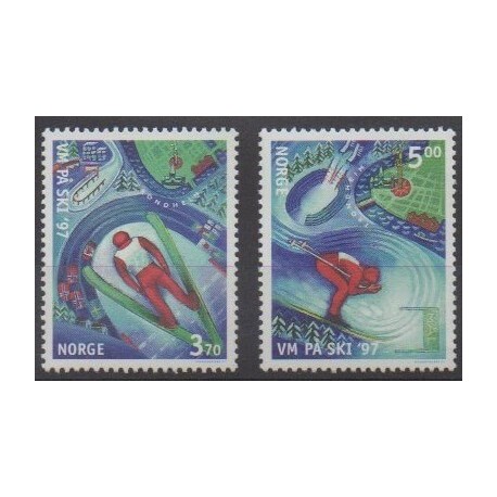 Norvège - 1997 - No 1199/1200 - Sports divers