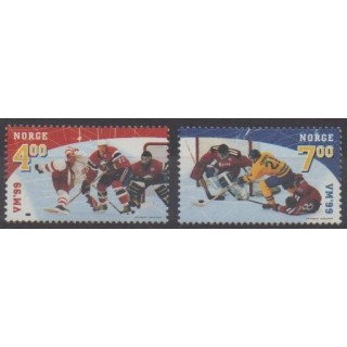 Norvège - 1999 - No 1267/1268 - Sports divers