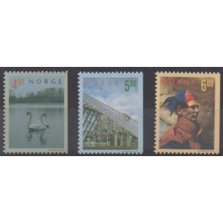 Norvège - 1999 - 1264/1266 - Tourisme