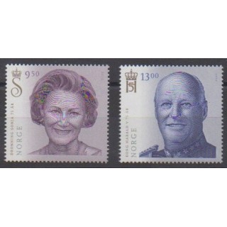 Norvège - 2012 - No 1721/1722 - Royauté - Principauté
