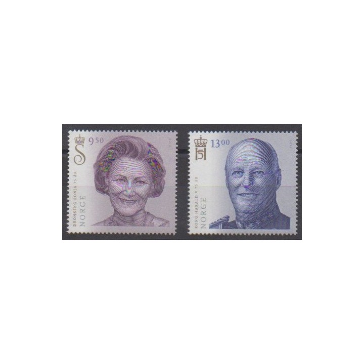 Norway - 2012 - Nb 1721/1722 - Royalty
