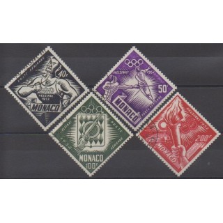 Monaco - Poste aérienne - 1953 - No PA51/PA54 - Jeux Olympiques d'été - Oblitérés - Oblitéré