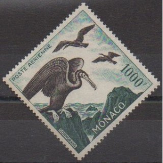 Monaco - Airmail - 1957 - Nb PA68 - Birds