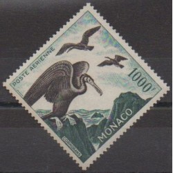 Monaco - Poste aérienne - 1957 - No PA68 - Oiseaux