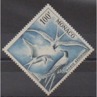 Monaco - Airmail - 1957 - Nb PA66 - Birds