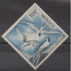 Monaco - Airmail - 1957 - Nb PA66 - Birds