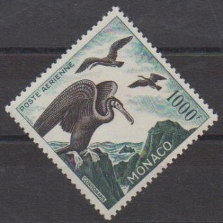 Monaco - Airmail - 1955 - Nb PA58 - Birds