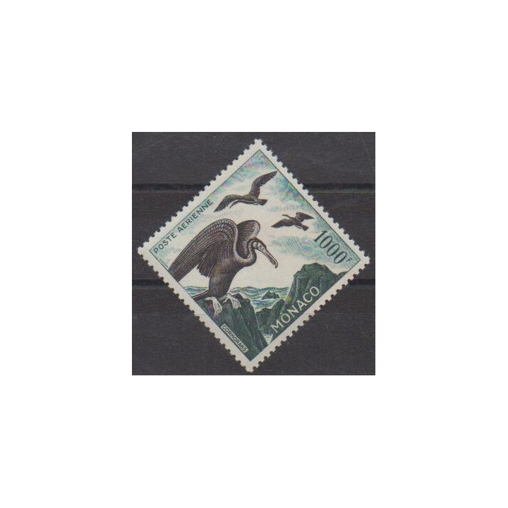 Monaco - Poste aérienne - 1955 - No PA58 - Oiseaux
