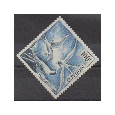 Monaco - Poste aérienne - 1955 - No PA55 - Oiseaux