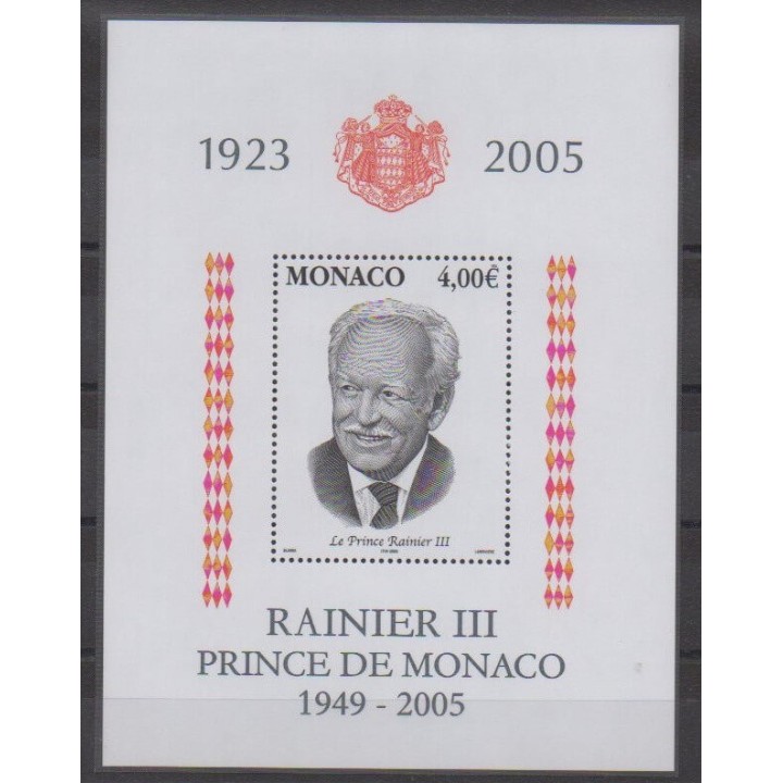 Monaco - Blocks and sheets - 2005 - Nb BF91 - Royalty