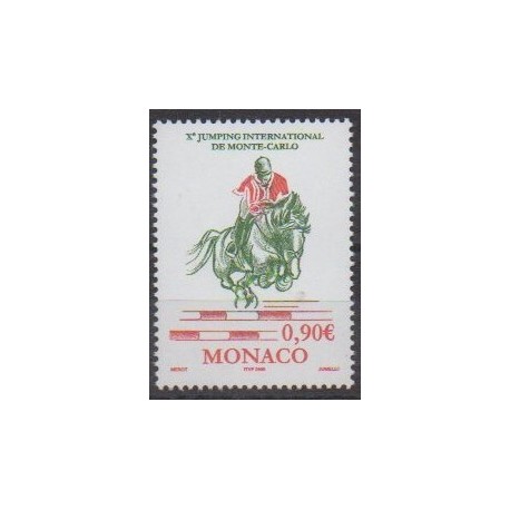 Monaco - 2005 - Nb 2486 - Horses - Various sports