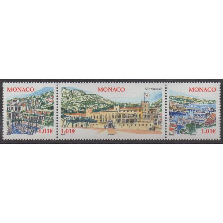 Monaco - 2005 - No 2518/2520 - Châteaux