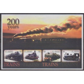 Saint Vincent (Grenadines) - 2004 - Nb 4819/4822 - Trains