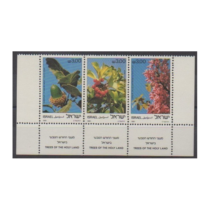 Israël - 1981 - No 813/815 - Fleurs