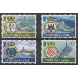 Tristan da Cunha - 2012 - Nb 1031/1034 - Boats