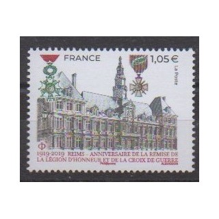 France - Poste - 2019 - No 5338 - Monnaies, billets ou médailles