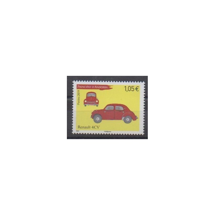 French Andorra - 2019 - Nb 835 - Cars