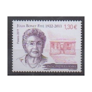 Andorre - 2019 - No 833 - Célébrités