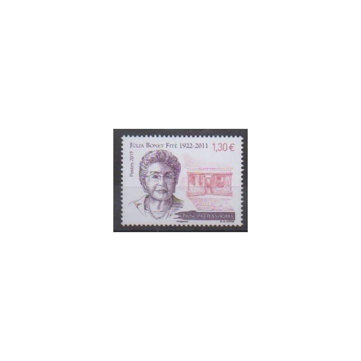 Andorre - 2019 - No 833 - Célébrités