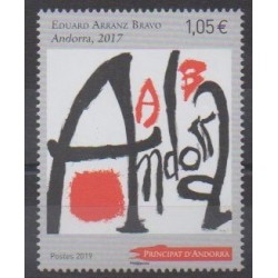 French Andorra - 2019 - Nb 832 - Paintings