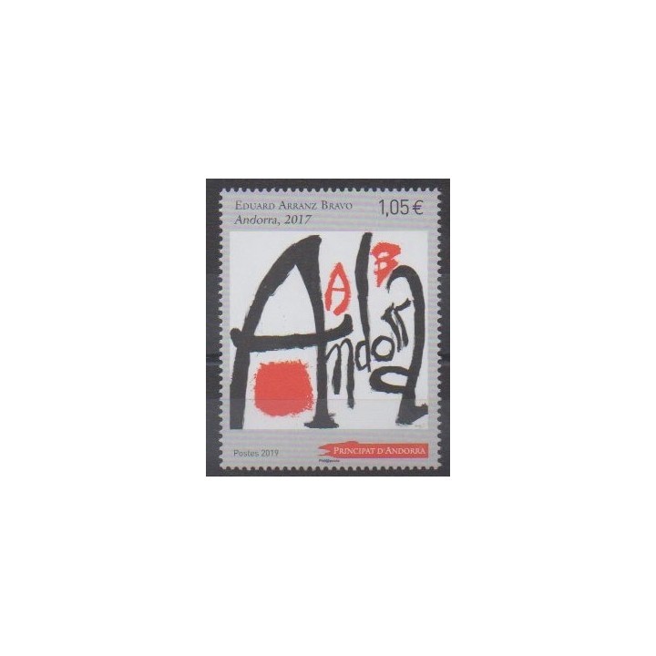 French Andorra - 2019 - Nb 832 - Paintings