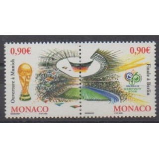 Monaco - 2006 - Nb 2539/2540 - Soccer World Cup