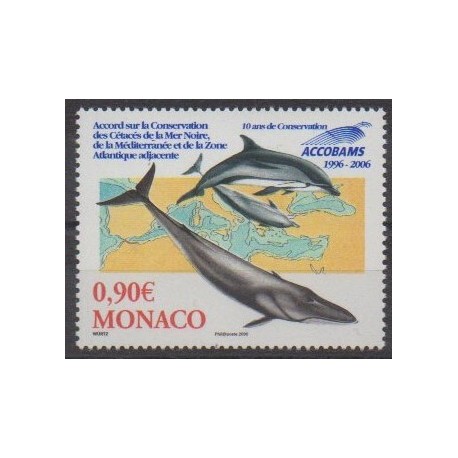 Monaco - 2006 - No 2554 - Mammifères - Animaux marins