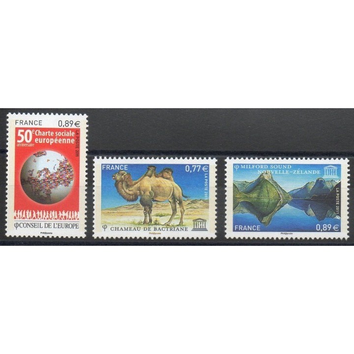 Timbres  - France - Timbres de service - 2011 - No 150/152