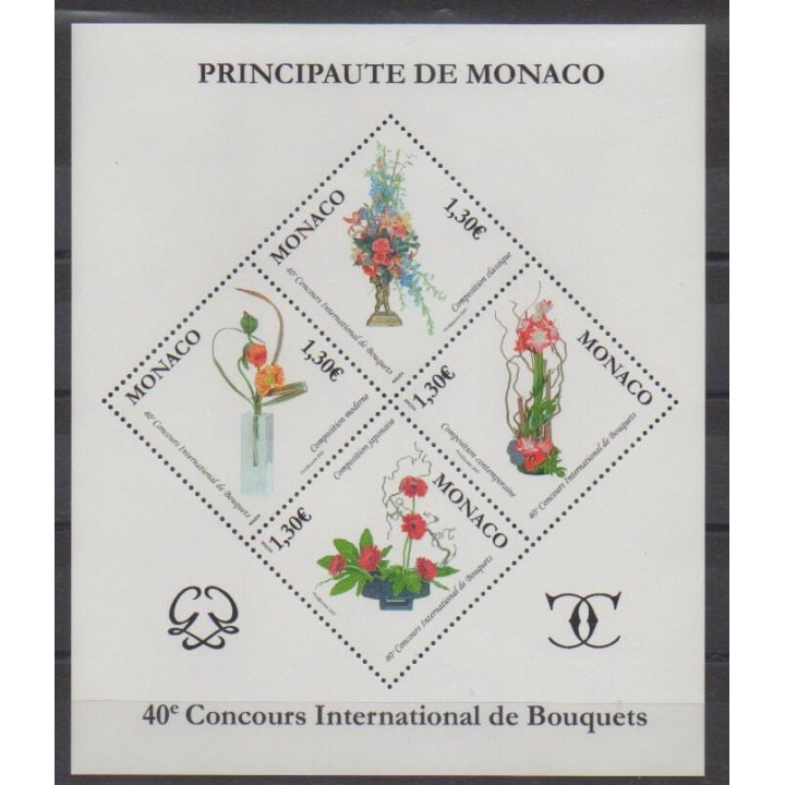 Monaco - Blocs et feuillets - 2006 - BF93 - Fleurs