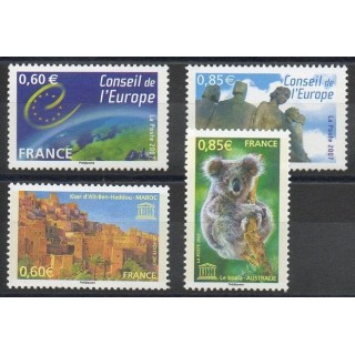 Timbres  - France - Timbres de service - 2007 - No 136/139