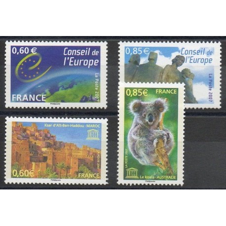 France - Official stamps - 2007 - Nb 136/139